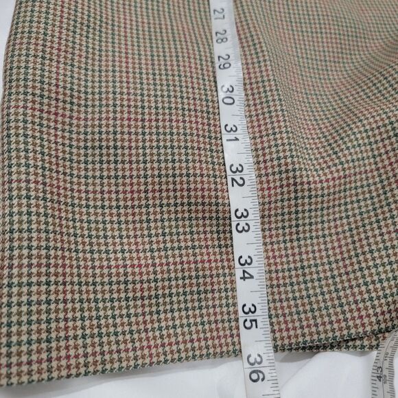 Vintage Pendleton Womens Maxi Skirt Size 10 Houndstooth Wool Academia Old Money - Picture 7 of 7